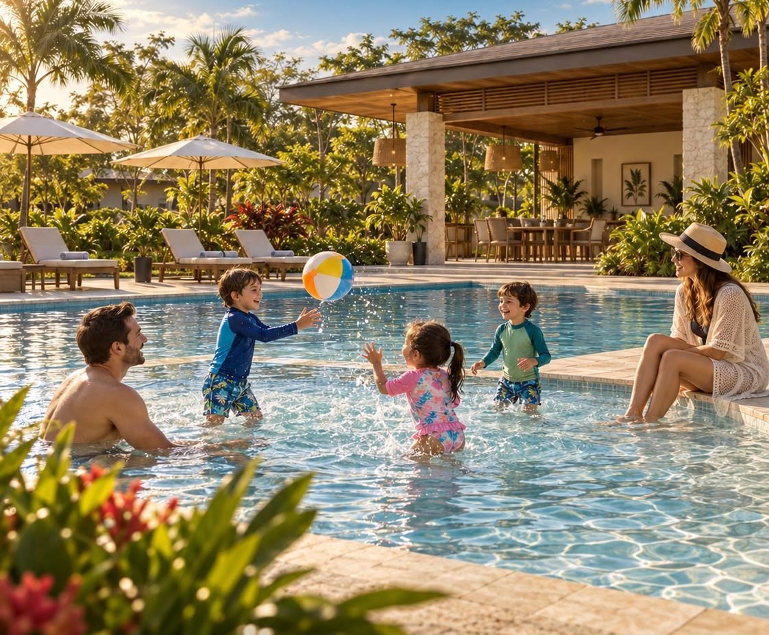 Piscina tipo playa